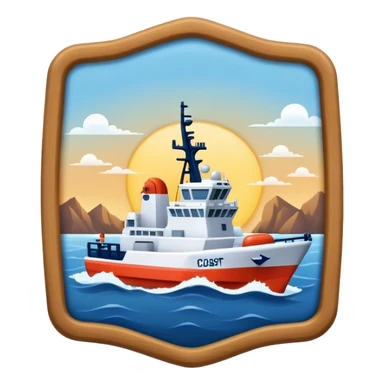 Coast guard  sticker