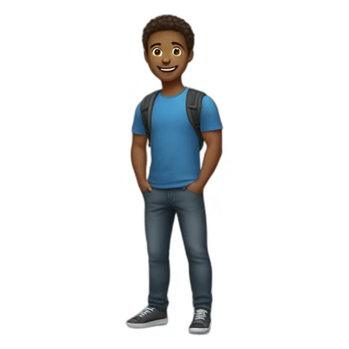 young-man-energized sticker