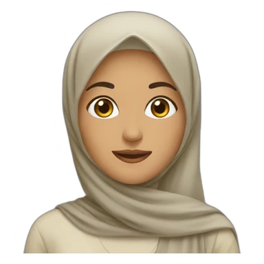 Muslim women sticker