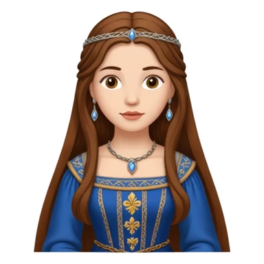 medieval woman  sticker
