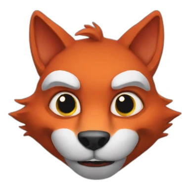 demon renard à neuf queues sticker