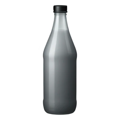 body wash in tall that tapers in in the middle  grey bottle with black lid sticker