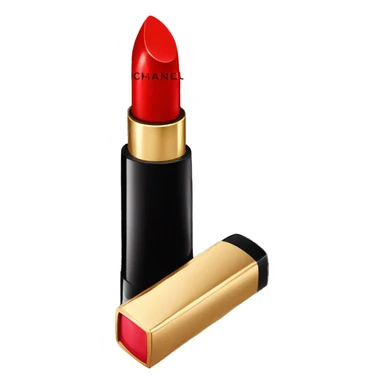 Red lipstick chanel sticker