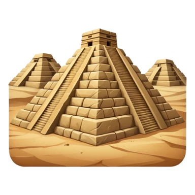 Mexican pyramid sticker