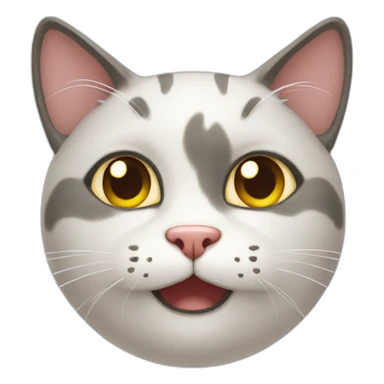 hungry cat sticker