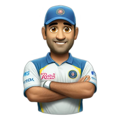 Ms dhoni  sticker