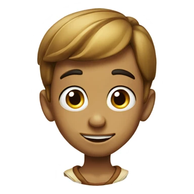 pinocchio kid of wood sticker