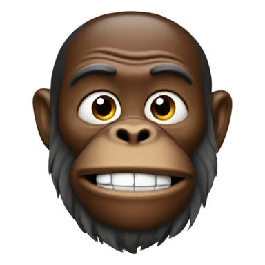 Affe mit Zigarette sticker