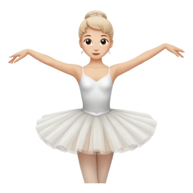 Ballerina adult woman sticker