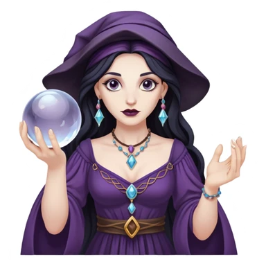 Gypsy witch sticker