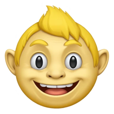 Troll face emoji sticker