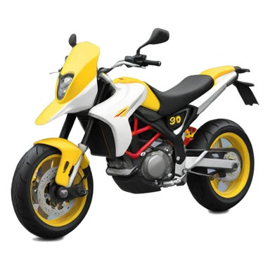 Supermoto bike sticker
