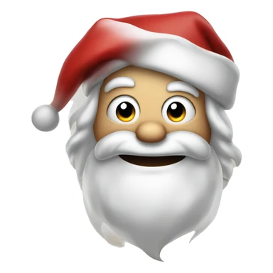 grinning evil santa sticker