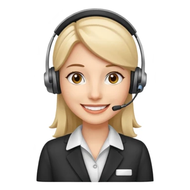 recepcionista sticker