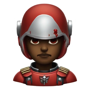 Space marine blood angel without American flag sticker