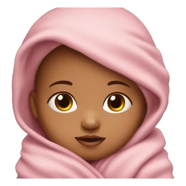 Newborn baby girl sticker