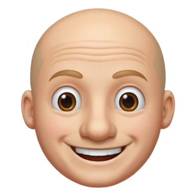Bald mario sticker
