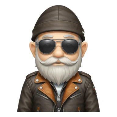 Gnome biker sticker