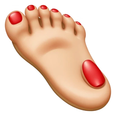 Foot missing big toe sticker