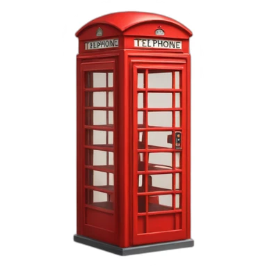 Red telephone box sticker