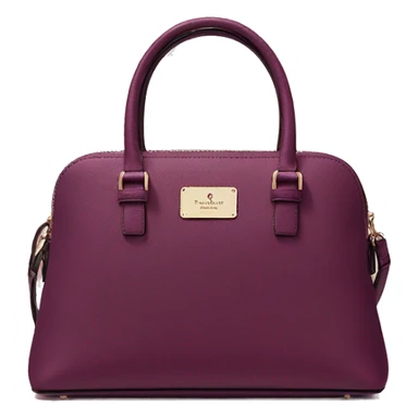 Realistic mulberry color kate spade satchel purse.  sticker