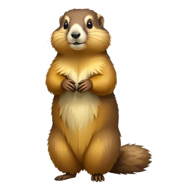 Yellow-bellied marmot sticker