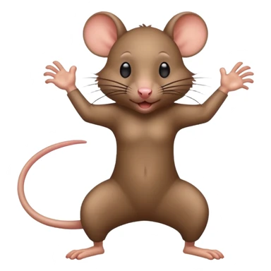 Twerking rat sticker