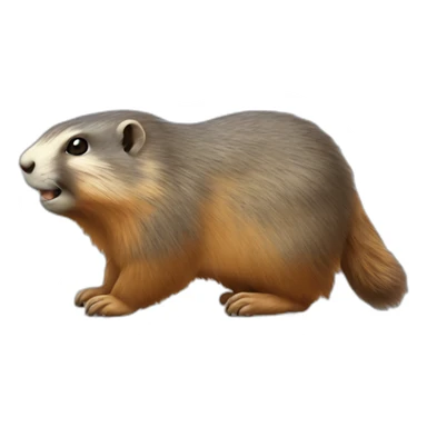 Marmotte désolée sticker
