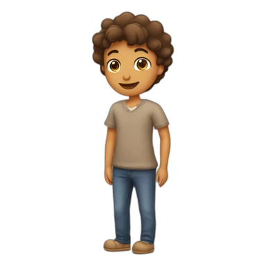 Garçon amoureux près de sa copine  sticker