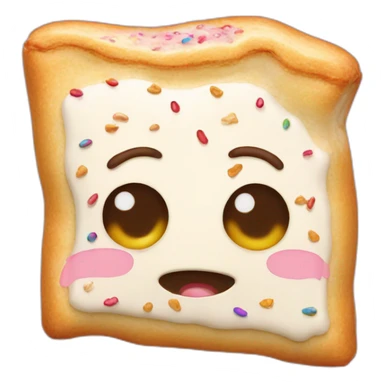 pop tart crying joy sticker