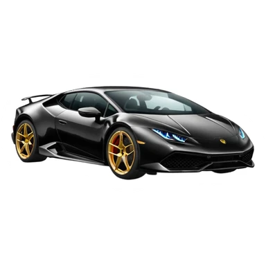 Lamborghini huracan, noir sticker
