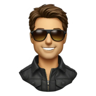 tom cruise+sun glasses+aicraft sticker