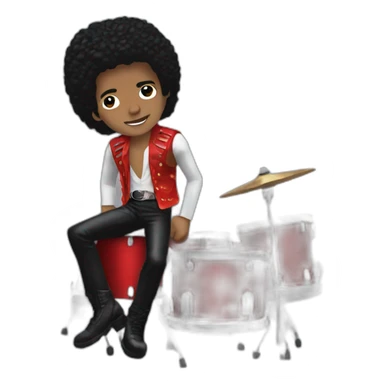 Michael Jackson beat it sticker
