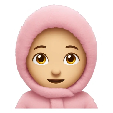 cute pink cosy sticker