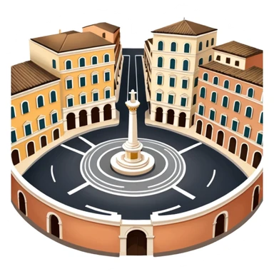 piazza di spagna view from up above
no square style no frame png style 
no squared only building sticker