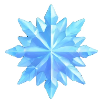 ice crystal sticker