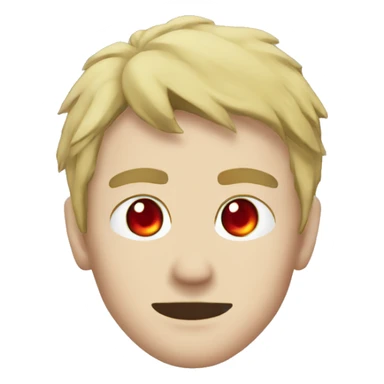 asta with red eye sticker