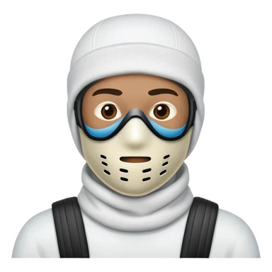 Man with Ski mask  sticker