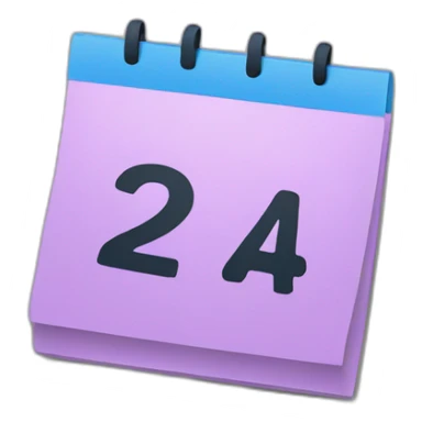 a calender emoji with date 9 sticker