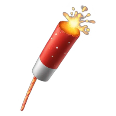 Firecracker sticker