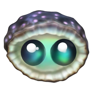 Abalone with eyes sticker