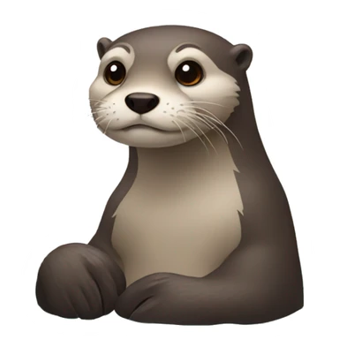 Chilling Otter sticker