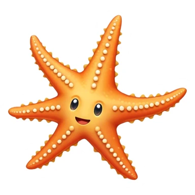 Starfish with a mullet sticker