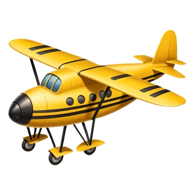 1900 earliest bumblebee flying wing airliner flying for the first time observation deck for passengers long quadruple winged  sticker