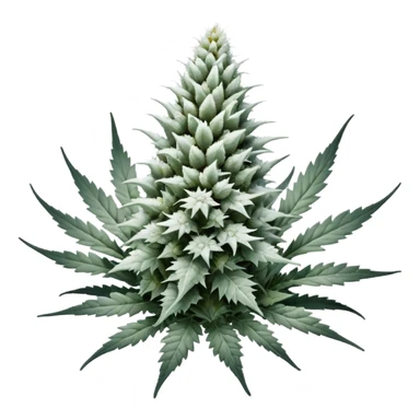 white marijuana sticker