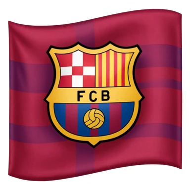 Create FC Barcelona flag emoji sticker