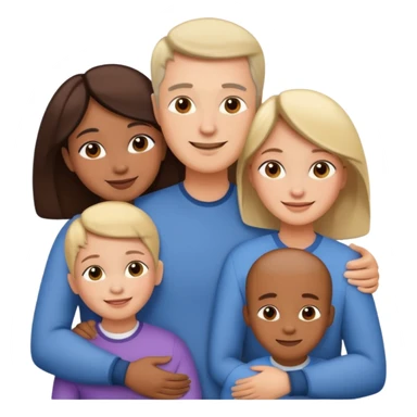 abrazar a mi papa mama he hijo sticker