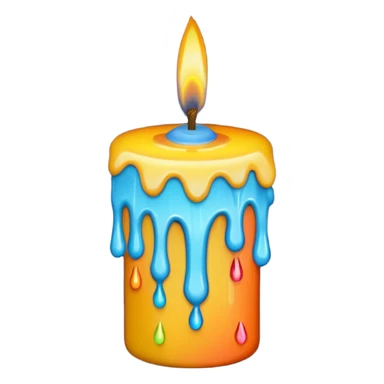 22nd birthday candle sticker
