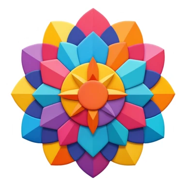 Light & Code Roundtable Bahai no people, just symbols sticker