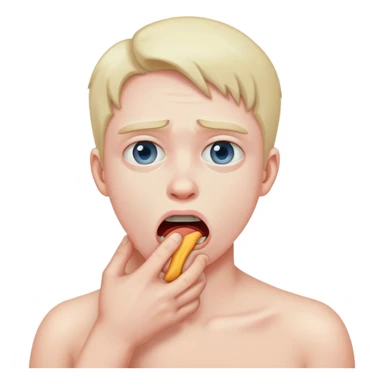 Dude choking himself out sticker